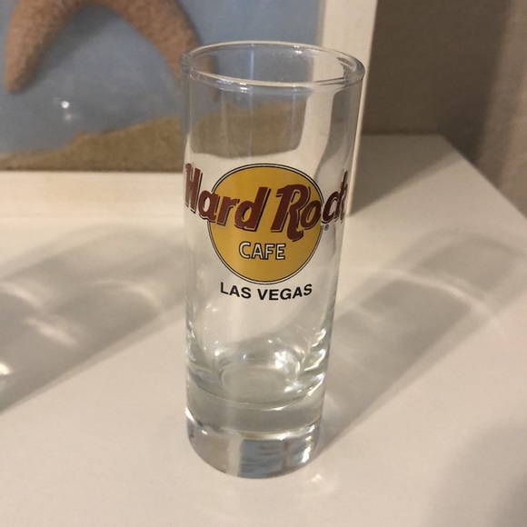 Hard Rock Cafe Shot Glasses- Denver & Las Vegas - Picture 3 of 3